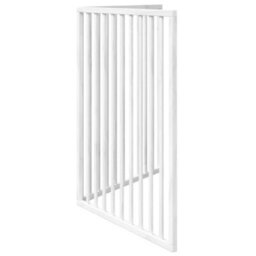 Walplus White Dog Gate Foldable 2 Panels 160 Cm Poplar Wood, Pet Barrier - thumbnail 5