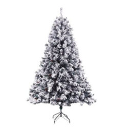 Evre Snowy Spruce Artificial Christmas Tree Pine Cone Berries 8Ft 240Cm 1500 Tips - 4/5/6/7/8Ft Available - thumbnail 1