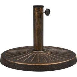 Yaheetech Bronze 10Kg Resin Patio Market Umbrella Base