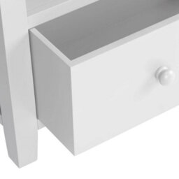 Statement Furniture Florence White Tv Stand With 2 Drawers And Shelf - thumbnail 6