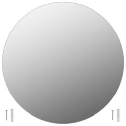 Berkfield Wall Mirror 70 Cm Round Glass - thumbnail 2