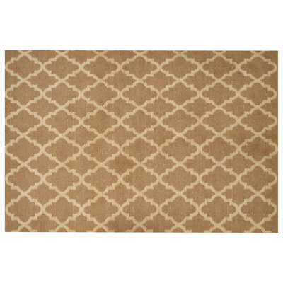 Beliani Rug Mermer Beige 200 X 300 Cm Jute - image 1