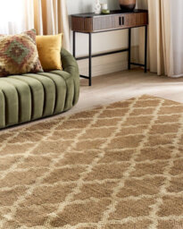 Beliani Rug Mermer Beige 200 X 300 Cm Jute - thumbnail 2
