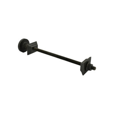 Spira Brass Cast Iron Radiator Brass Wall Stay Bracket Pewter - image 1