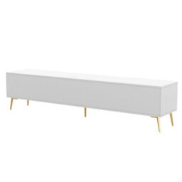 Modern Tv Stand And Entertainment Centre, White - thumbnail 7