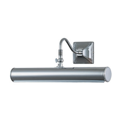 Luminosa Lighting Elstead Picture Light 2 Light Large Picture Wall Light Polished Chrome, E14 - image 1