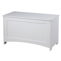 Kids Painted White Toy Storage Chest - thumbnail 2