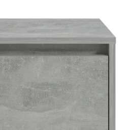 Berkfield Bedside Cabinets 2 Pcs Concrete Grey 45X34X44.5 Cm Engineered Wood - thumbnail 9
