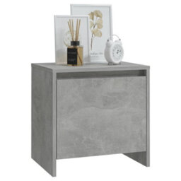 Berkfield Bedside Cabinets 2 Pcs Concrete Grey 45X34X44.5 Cm Engineered Wood - thumbnail 4