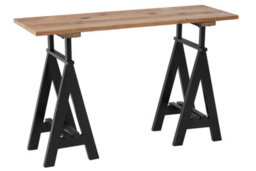 Orsina Hampstead Pine Wood And Iron Console Table - thumbnail 3