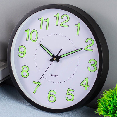 Modern Wall Clock Large Silent Decorative Round Clocks For Bedroom Kitchen - image 1