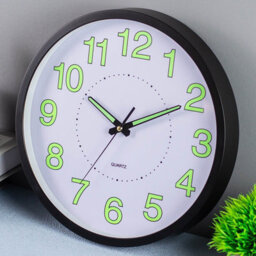 Modern Wall Clock Large Silent Decorative Round Clocks For Bedroom Kitchen - thumbnail 1