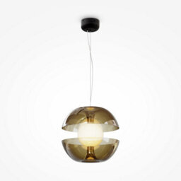 Luminosa Lighting Luminosa Maytoni Rebel Modern Globe Pendant Ceiling Light Gold 3000K - thumbnail 1