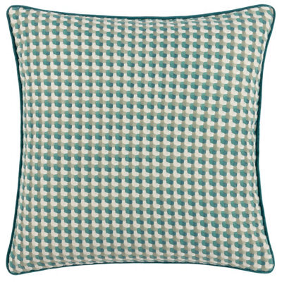 Furn. Marttel Geometric Jacquard Feather Rich Cushion - image 1