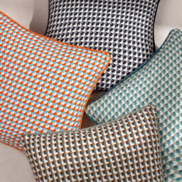 Furn. Marttel Geometric Jacquard Feather Rich Cushion - thumbnail 5