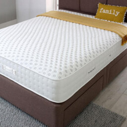 Divan Base Direct Shire Stretton 2000 Pocket Sprung Cool Memory Gel Divan Bed Set 2Ft6 Small Single 2 Drawers Side- Wool Chestnut - thumbnail 2