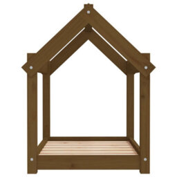 Berkfield Dog Bed Honey Brown 71X55X70 Cm Solid Wood Pine - thumbnail 6