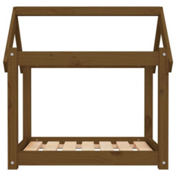 Berkfield Dog Bed Honey Brown 71X55X70 Cm Solid Wood Pine - thumbnail 5