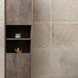 Plum&clay Rigel Wall Hung Tall Bathroom Storage Unit Metallic (H)170Cm (W)40Cm - thumbnail 8