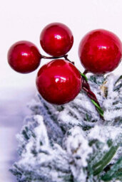 Christmas Tree World 180Cm Flocked Decorated Mixed Pine Garland With Tartan Bows - thumbnail 7