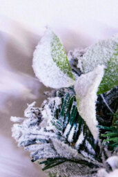 Christmas Tree World 180Cm Flocked Decorated Mixed Pine Garland With Tartan Bows - thumbnail 8