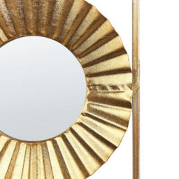 Wyld And Coco Five-Panel Mirror Wall Art Gold Iron Frame 39 X 90 Cm, Handmade - thumbnail 5