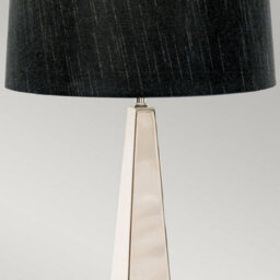 Luminosa Lighting Luminosa Ascent Table Lamp With Round Tapered Shade, Polished Nickel - thumbnail 3