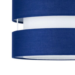 First Choice Lighting Set Of  2 Benni - Navy Blue 26Cm Pendant Shades - thumbnail 4