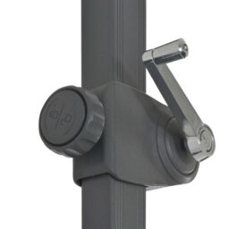 Berkfield Cantilever Umbrella With Aluminium Pole Terracotta 300 Cm - thumbnail 6
