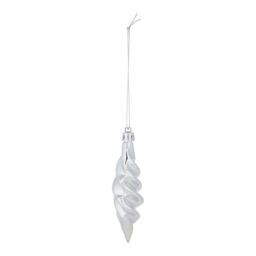 Plastic Tonal Christmas Bauble Set, Pack Of 40 - Silver - thumbnail 7