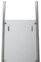 Orsina Silver Finish Frame Floor Mirror - thumbnail 3