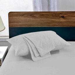 Bedlooms Dyed Pillowcase Pair- Soft Plain Pillow Covers Silver Envelop Closure - Easy Care Pillowcase Bedding Set 50X75 Cm - thumbnail 6