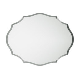 Artloge 63.5X81.3Cm Antique Floral Outcut Oval Wall Mirror Decorative Makeup Vanity Mirror Beveled Edge - thumbnail 9