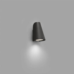 Luminosa Lighting Luminosa Tinia 1 Light Outdoor Wall Light Dark Grey Ip44, E27 - thumbnail 2