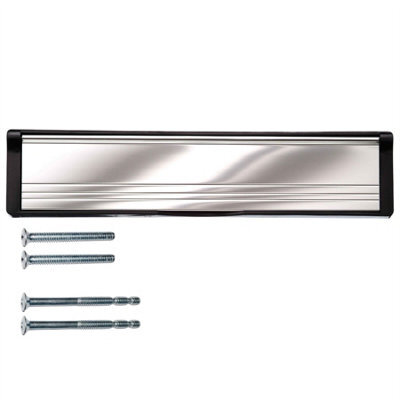 Letterplate - Front Door Letter Plate - Black Letter Box