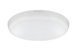 Luminosa Lighting Luminosa Led Flush Ceiling / Wall Light 12W 4000K 1056Lm Ik10 Sensor Matt White Ip54 - thumbnail 1