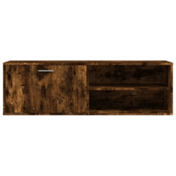 Walplus Tv Cabinet Smoked Oak 120X34X37 Cm Engineered Wood - thumbnail 4
