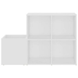 Berkfield Elegant Hall Shoe Cabinet White 105X35.5X70 Cm Engineered Wood - thumbnail 5