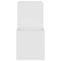 Berkfield Elegant Hall Shoe Cabinet White 105X35.5X70 Cm Engineered Wood - thumbnail 6