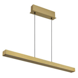 Luminosa Lighting Luminosa Ethan Bar Pendant Ceiling Light Brass-Coloured Antique Led Dimmable 2700-6000K Touch Dimmer - thumbnail 2