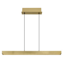 Luminosa Lighting Luminosa Ethan Bar Pendant Ceiling Light Brass-Coloured Antique Led Dimmable 2700-6000K Touch Dimmer - thumbnail 3