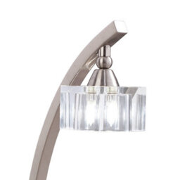 Luminosa Lighting Luminosa Cuadrax Table Lamp 1 Light G9 Satin Nickel - thumbnail 4
