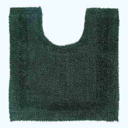 Homescapes Luxury Reversible Cotton Bath Mat Set - Forest Green - thumbnail 3