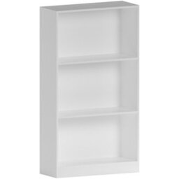 Lassic Vida Designs Cambridge White 3 Tier Medium Bookcase Freestanding Shelving Unit (H)1080mm (W)600mm (D)240mm - thumbnail 7