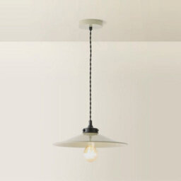 Valuelights Hampstead Green Rolled Edge Tapered Pendant Ceiling Light And Bulb - thumbnail 6