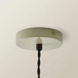 Valuelights Hampstead Green Rolled Edge Tapered Pendant Ceiling Light And Bulb - thumbnail 4