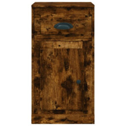 Berkfield Durable Side Cabinet With Drawer Smoked Oak 40X50X75 Cm Engineered Wood - thumbnail 6