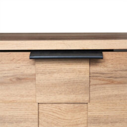 Abrihome 160.5 X 35.5 X 45 Cm, Modern Tv Cabinet With 2 Doors And 2 Open Shelves (Color May Vary Slightly Depending On Lighting) - thumbnail 4