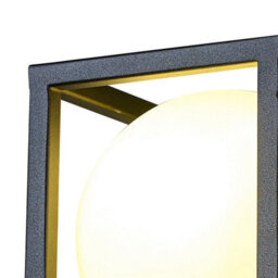 Luminosa Lighting Luminosa Desigual Small Wall Lamp, 1 Light G9, Matt Black - thumbnail 3