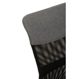 Orsina Ergonomic Grey Home Office Chair With Chrome Arms, Comfortable Design Work From Home Chair, Movable Chair - thumbnail 6